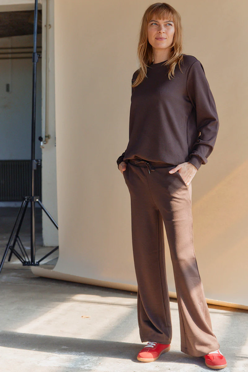 Tini Sweat | Brun | Sweatshirt fra Statebird - Image 6