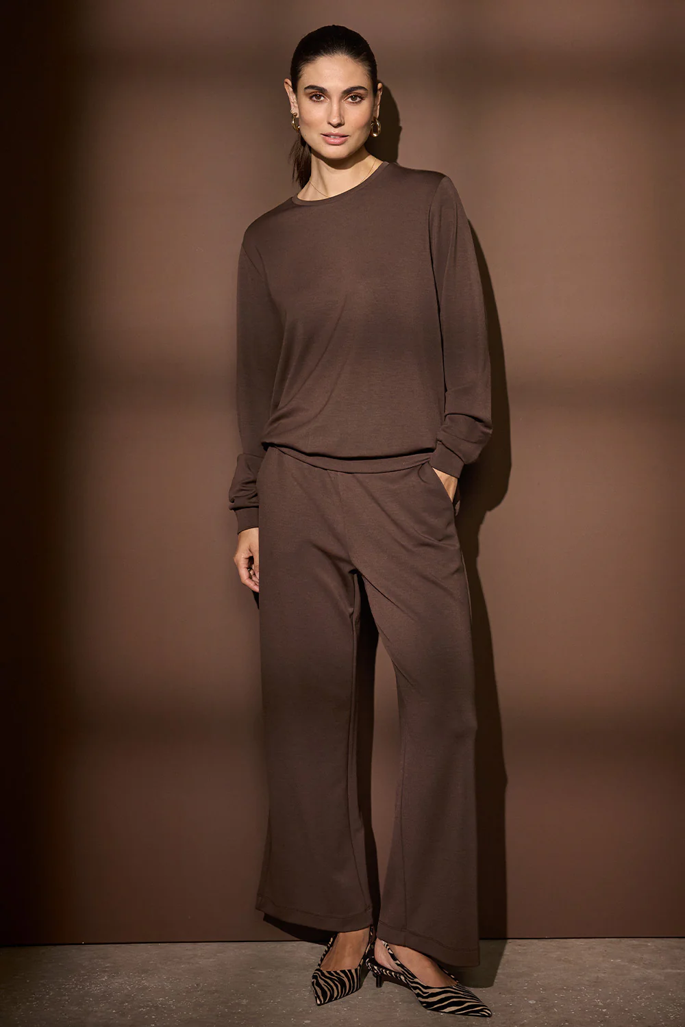 Tini Sweat | Brun | Sweatshirt fra Statebird - Image 7