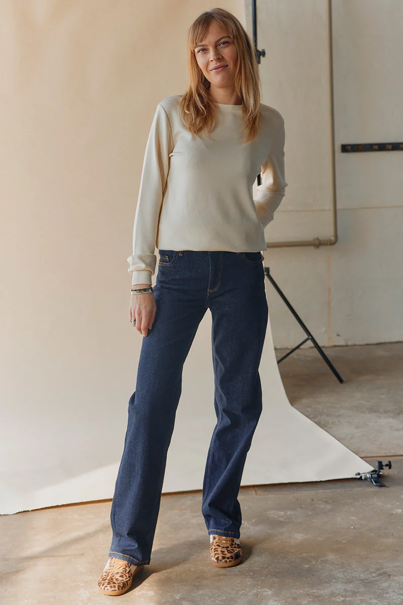 Tini Sweat | Creme | Sweatshirt fra Statebird - Image 4