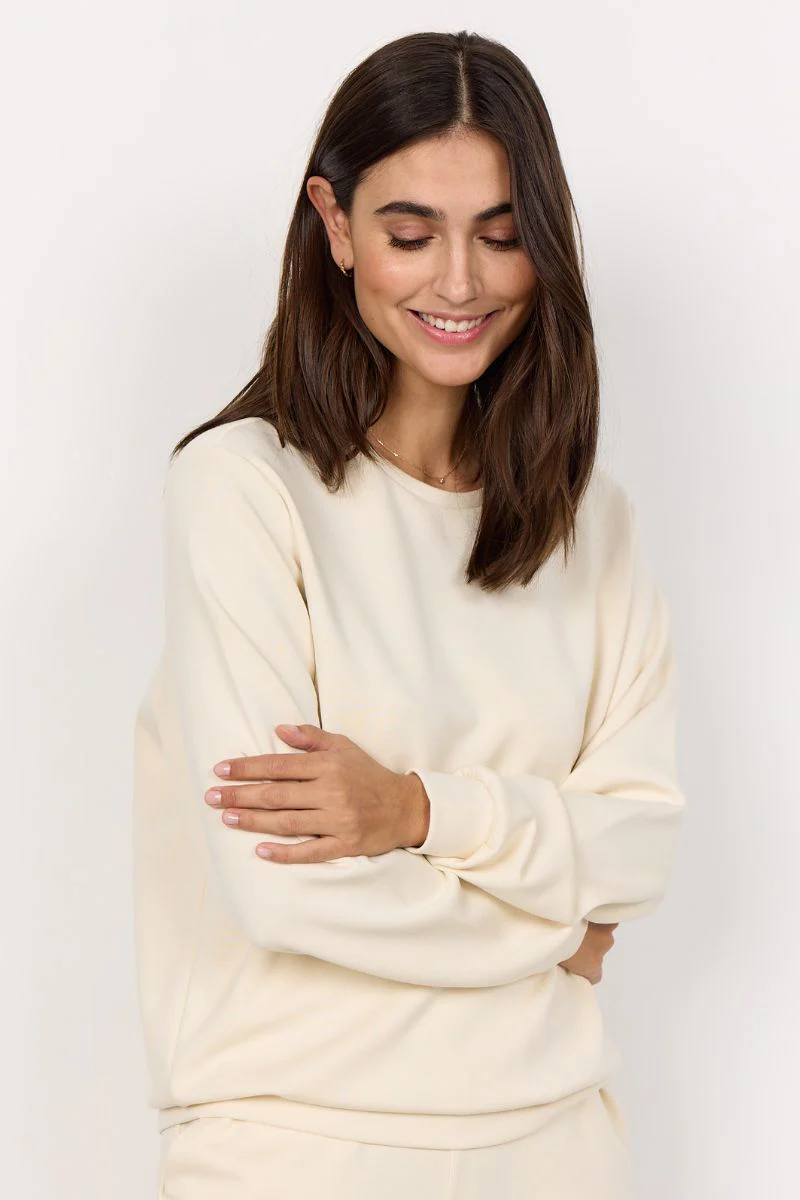 Tini Sweat | Creme | Sweatshirt fra Statebird - Image 5