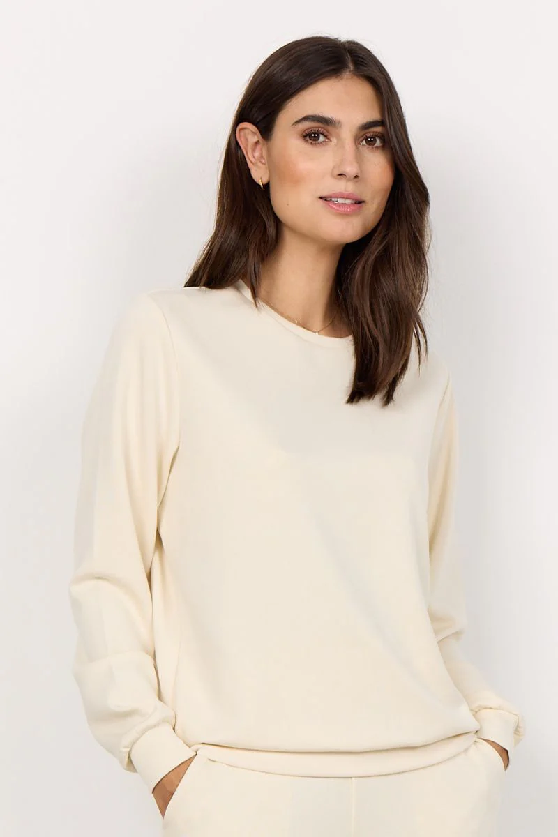 Tini Sweat | Creme | Sweatshirt fra Statebird - Image 8
