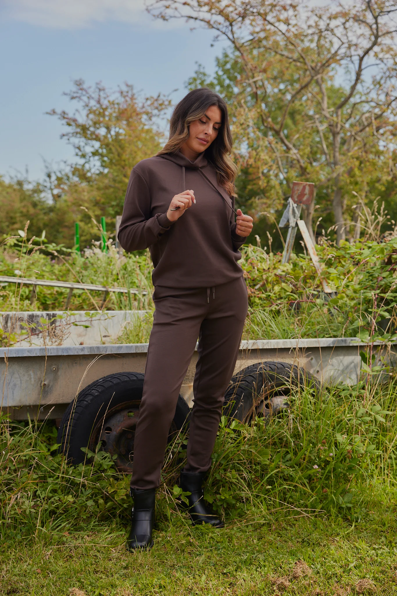 Tini Sweatpants | Brun | Bukser fra Statebird - Image 2
