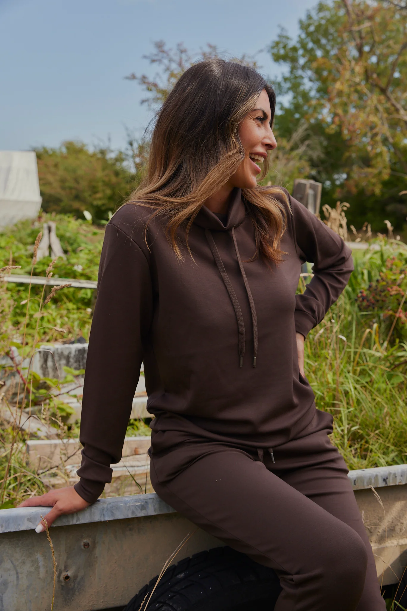 Tini Sweatshirt | Brun | Sweatshirt fra Statebird - Image 5