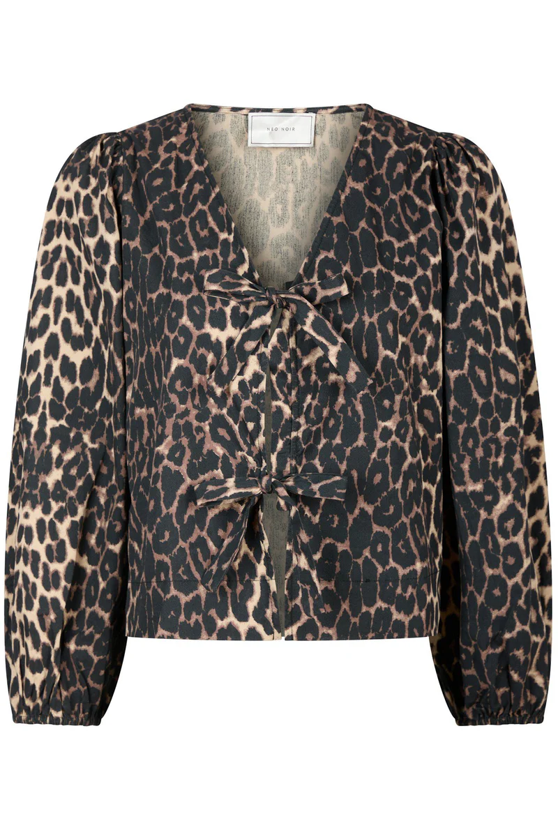 Tova Leo Blouse 164451 | Leopard | Bluse fra Neo Noir - Image 2