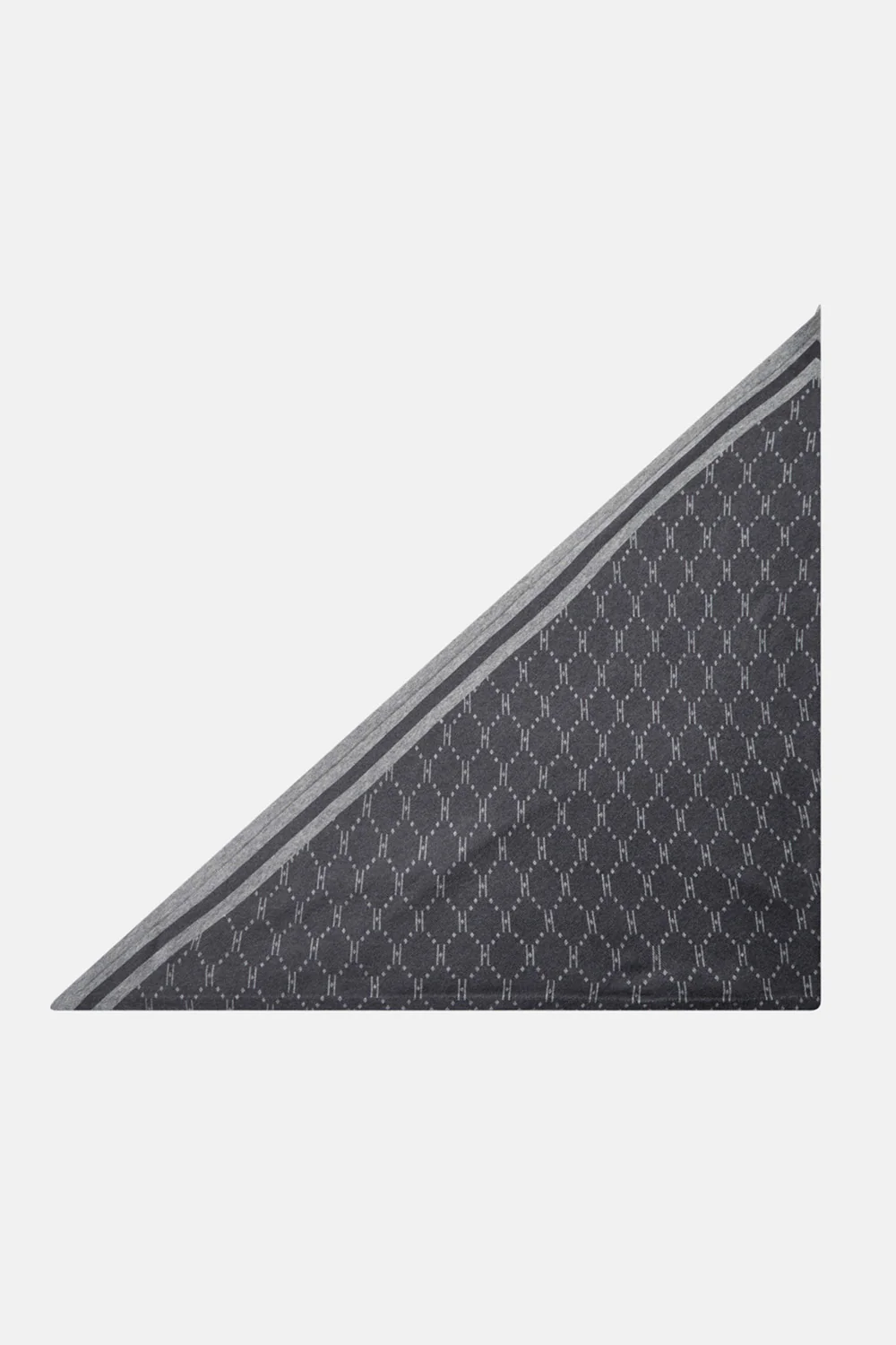 Triangle Scarf | Dark Grey Melange | Tørklæde fra Hype The Detail - Image 2