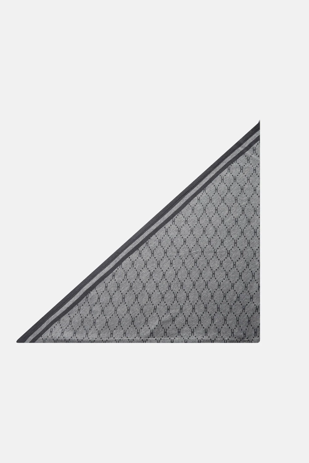 Triangle Scarf | Lys Grå Melange | Tørklæde fra Hype The Detail - Image 3