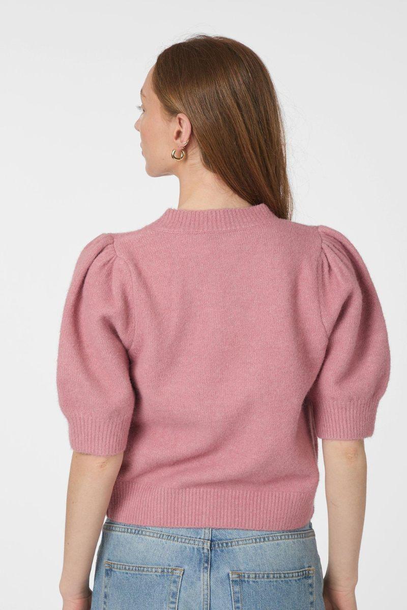 Trudy Knit Cardigan | Rose | Strik fra Neo Noir - Image 6