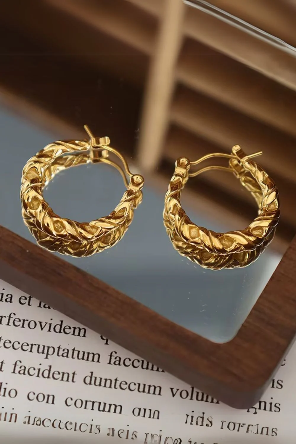 Twist Rope Earrings | Ørering fra Birdsong