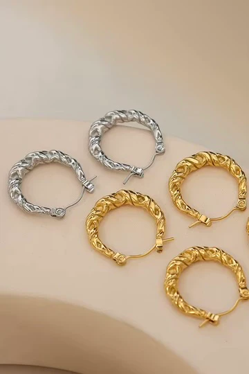 Twist Rope Earrings | Ørering fra Birdsong - Image 3