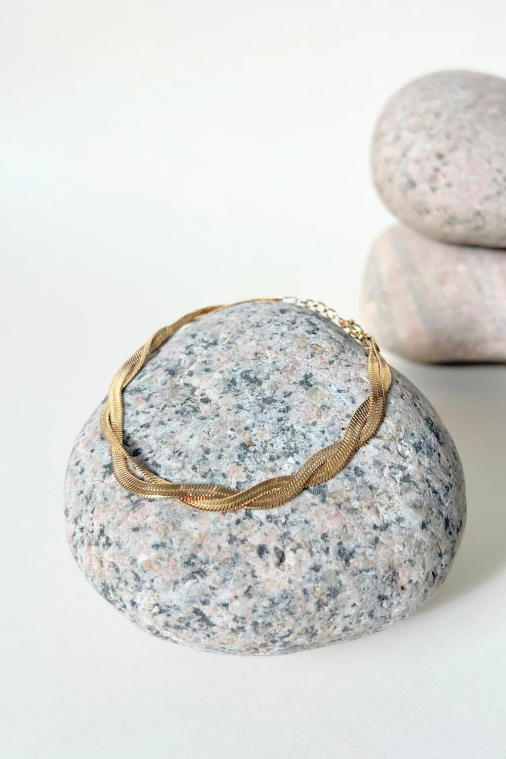 Twisted Double Snake Chain Bracelet | ArmbÄnd fra Birdsong
