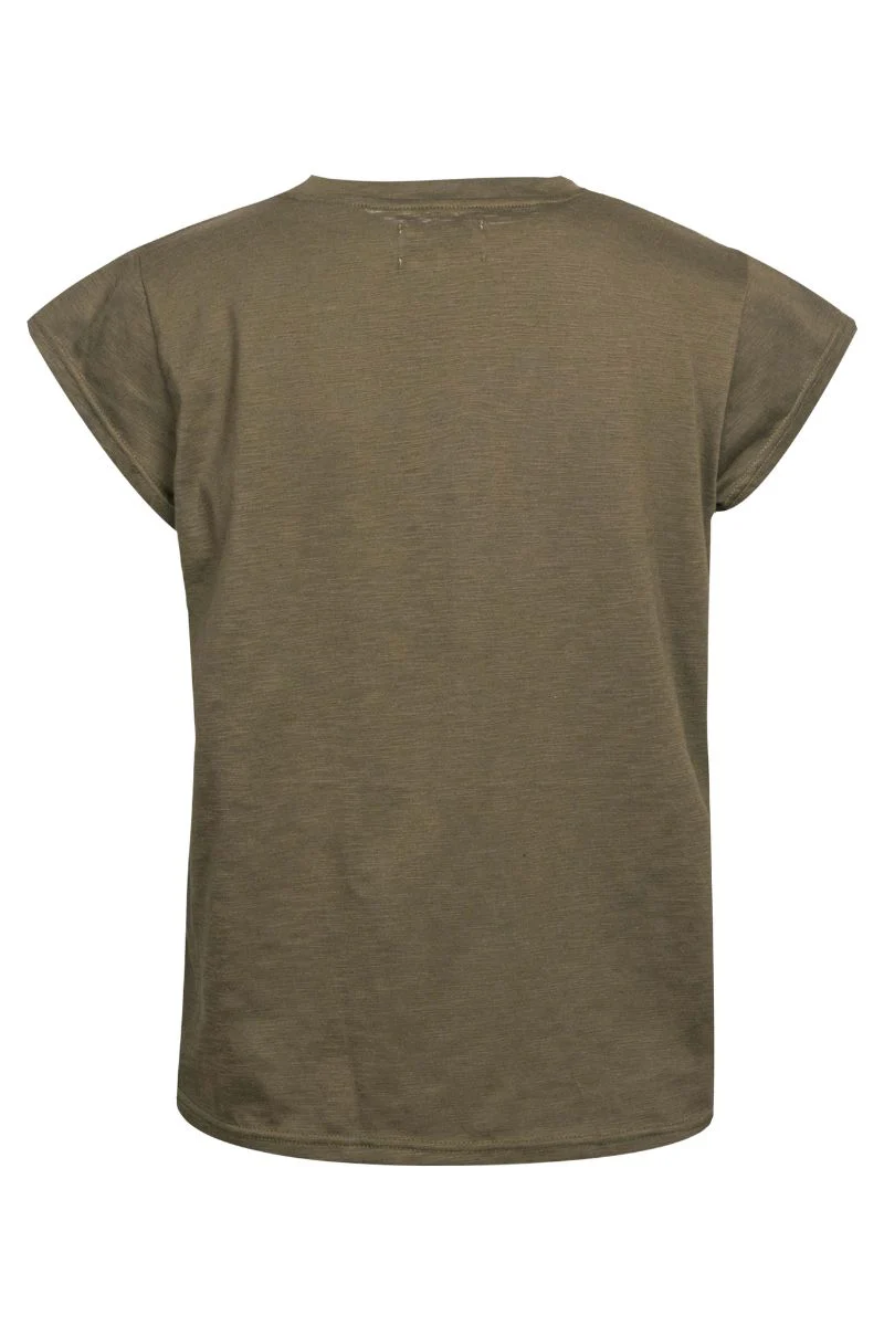 Ulla Tshirt | Dark Army | T-shirt fra Liberté - Image 4