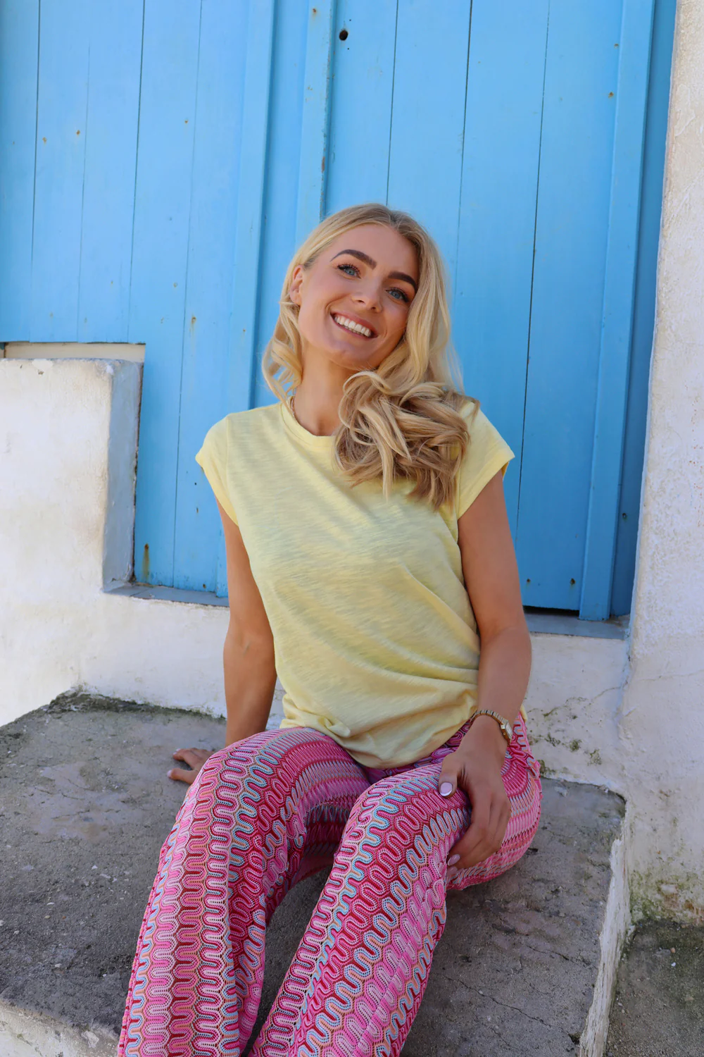 Ulla Tshirt | Yellow | T-shirt fra Liberté - Image 2