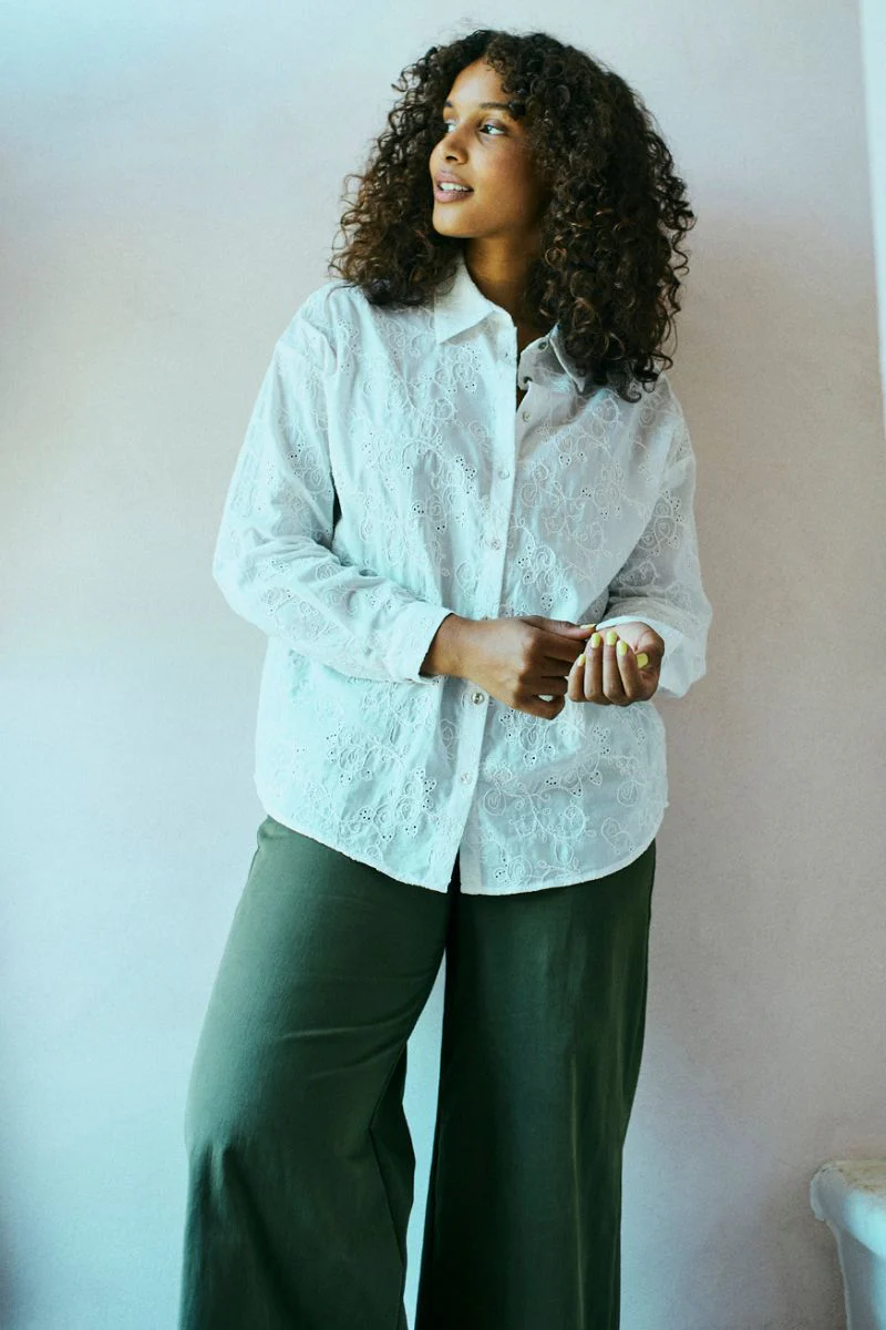 Uniqua Shirt 205655 | Off-White | Shirt fra Freequent - Image 10