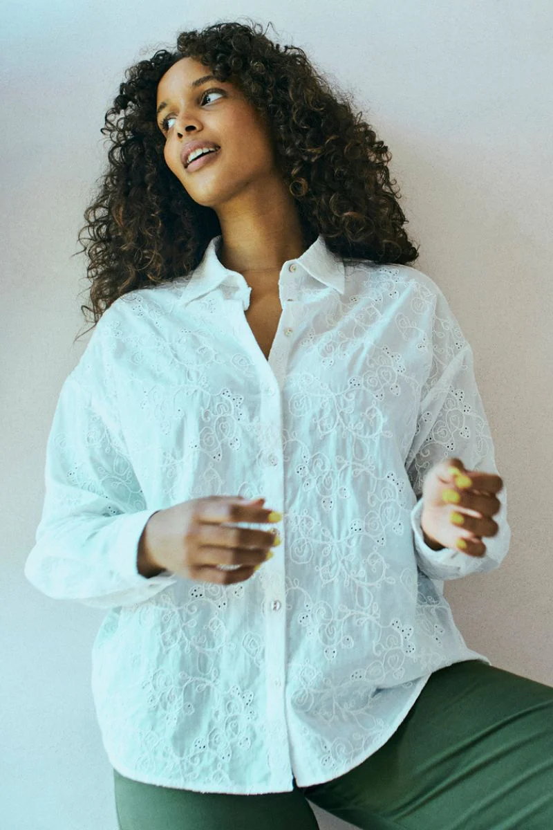 Uniqua Shirt 205655 | Off-White | Shirt fra Freequent - Image 6
