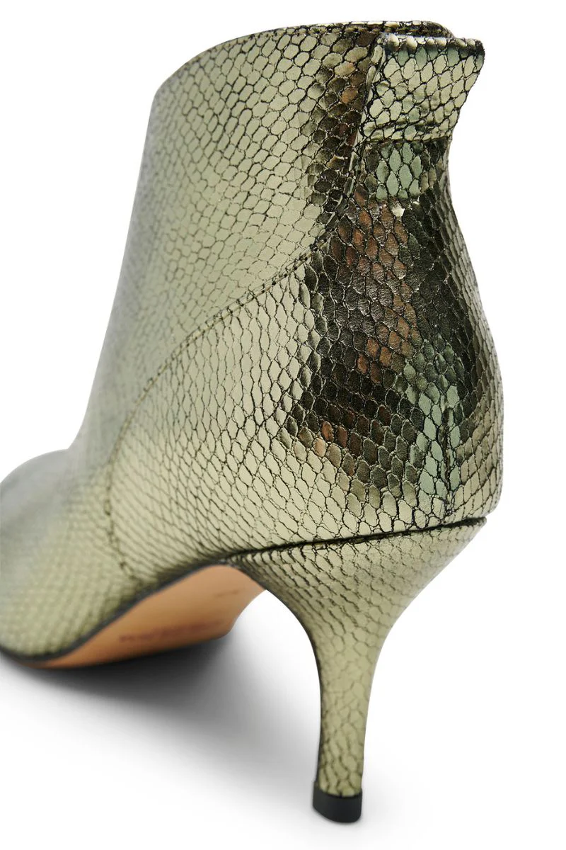 Valentine Low Cut Snake | Silver Olive | Støvler fra Shoe the Bear - Image 5