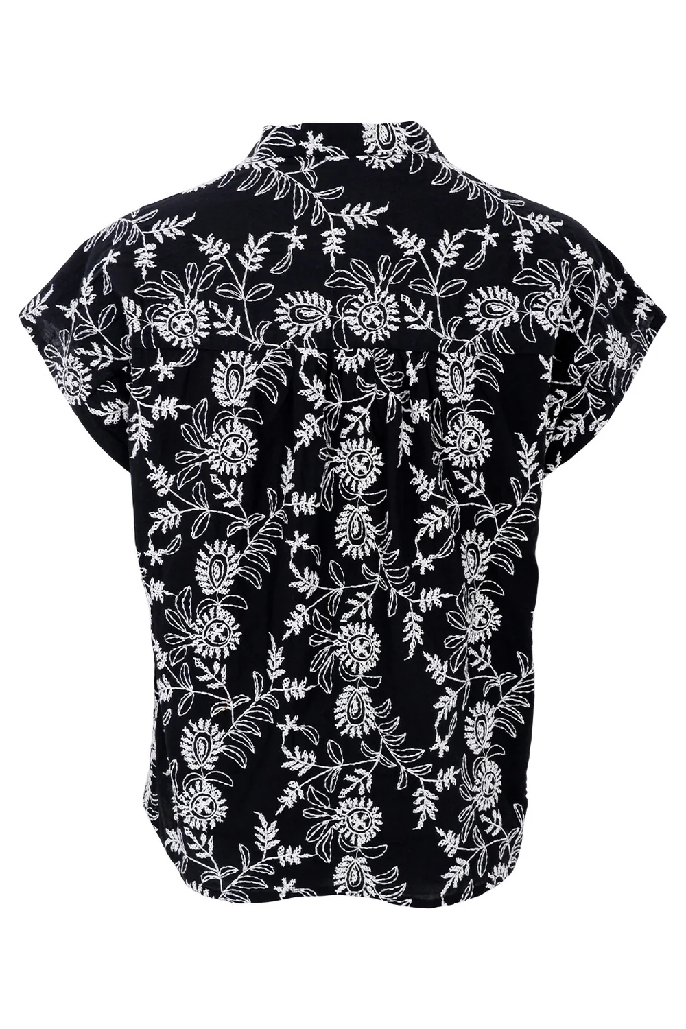 Venice S/S Blouse | Sort - Image 4
