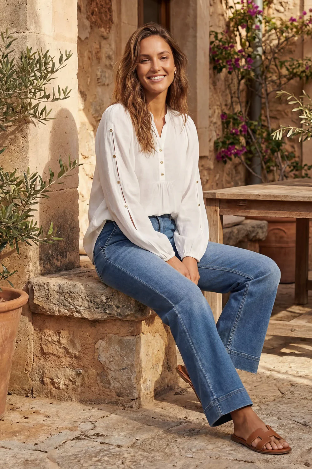 Victoria Blouse | White