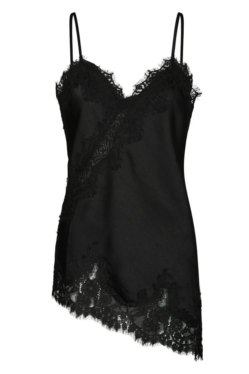 Viole Lace Top | Black | Bluse fra Neo Noir - Image 2