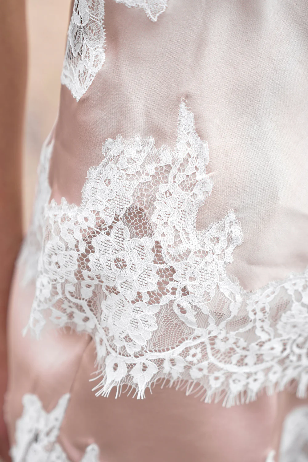 Viole Lace Top | Champagne | Bluse fra Neo Noir - Image 4