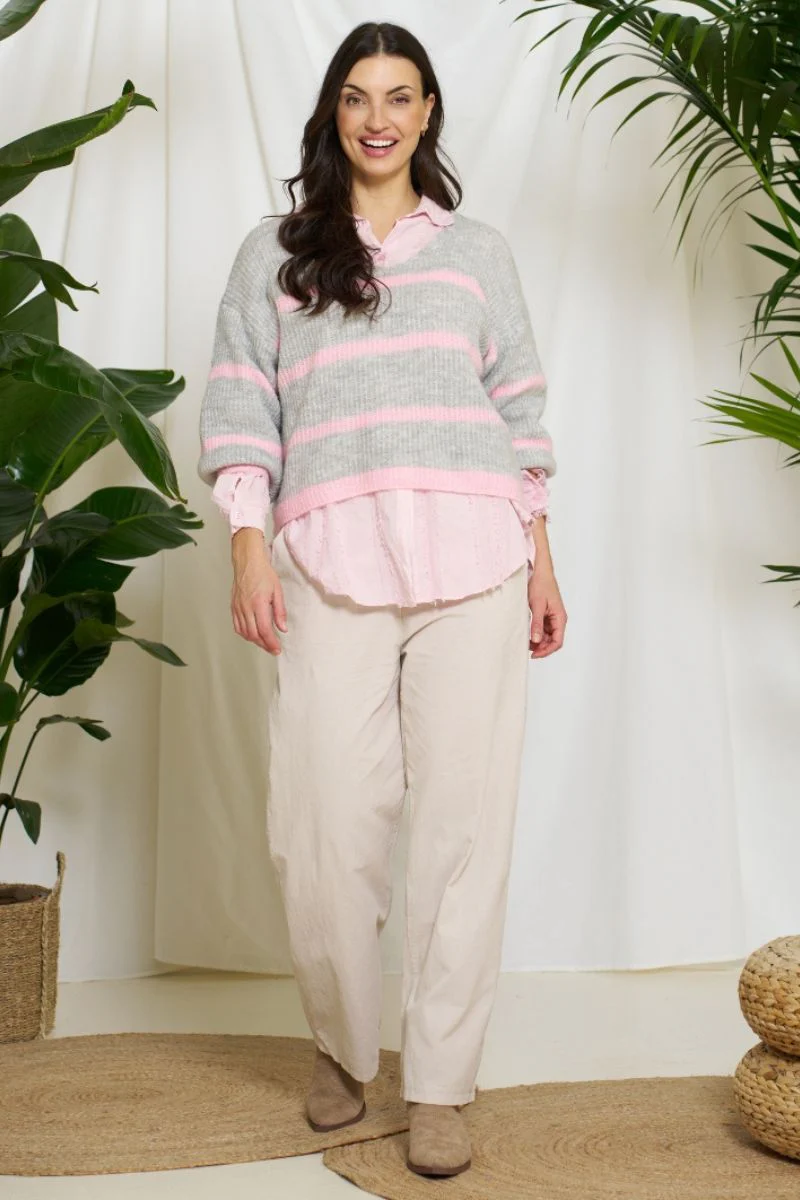Violeta Pants | Beige 1752 | Bukser fra Marta du Chateau - Image 4