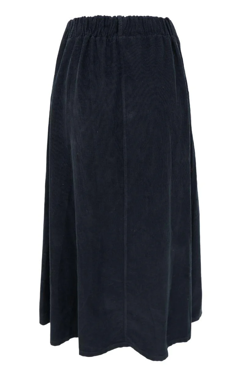 Virginia Corduroy Skirt | Black | Nederdel fra Black Colour - Image 4