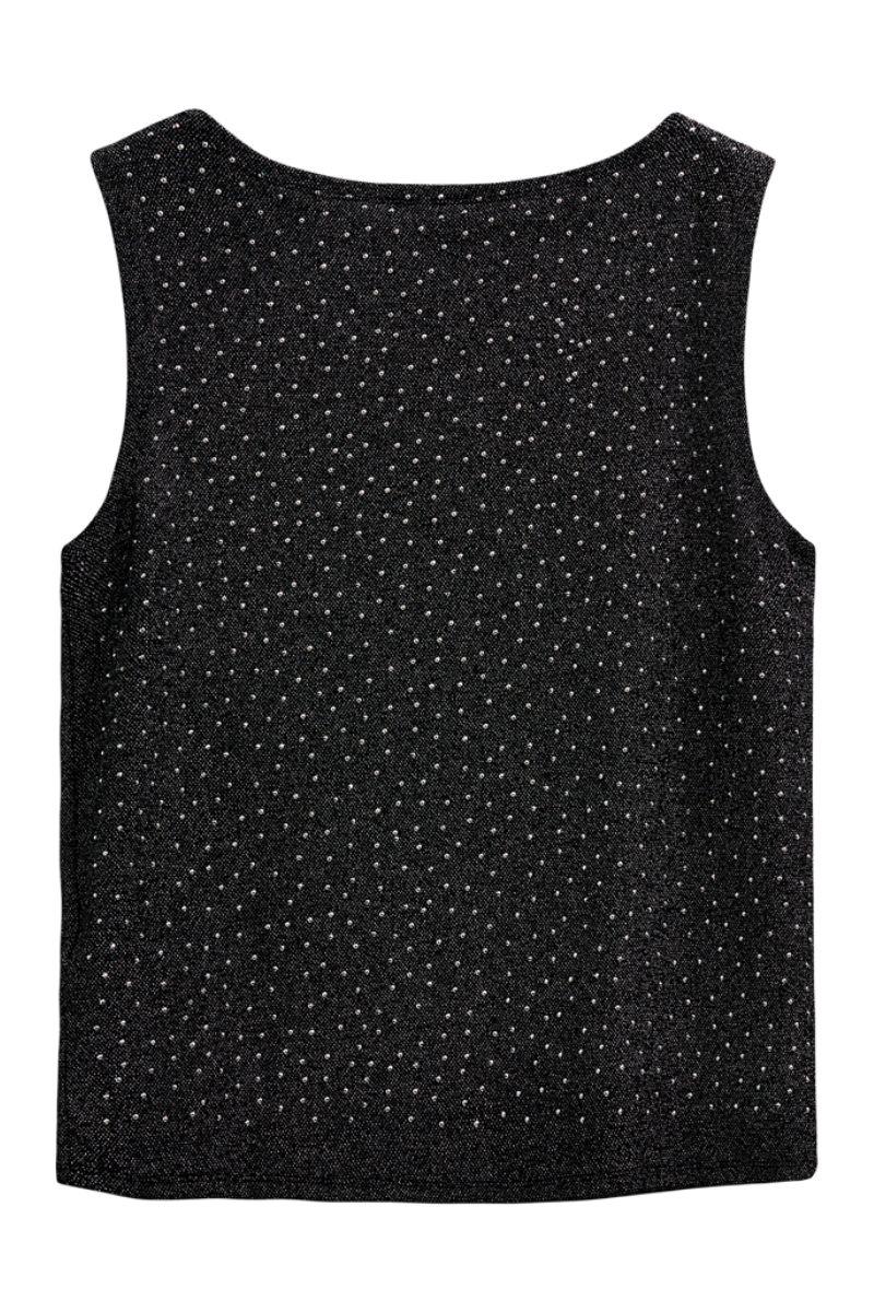 Viska Top 207173 | Black W. Silver | Top fra Freequent - Image 3