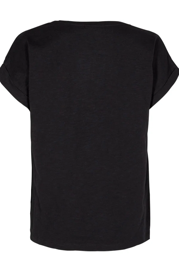 Viva V SS Pocket Basic | Sort | T-shirt fra Freequent - Image 3