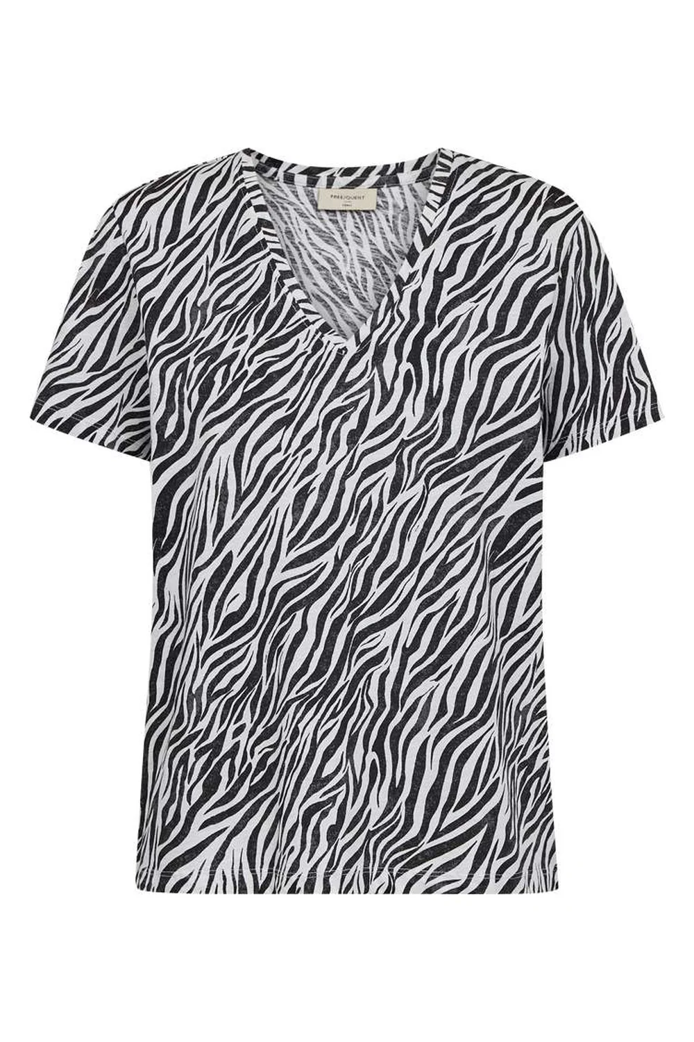 Viva Tee | Brilliant White W. Black