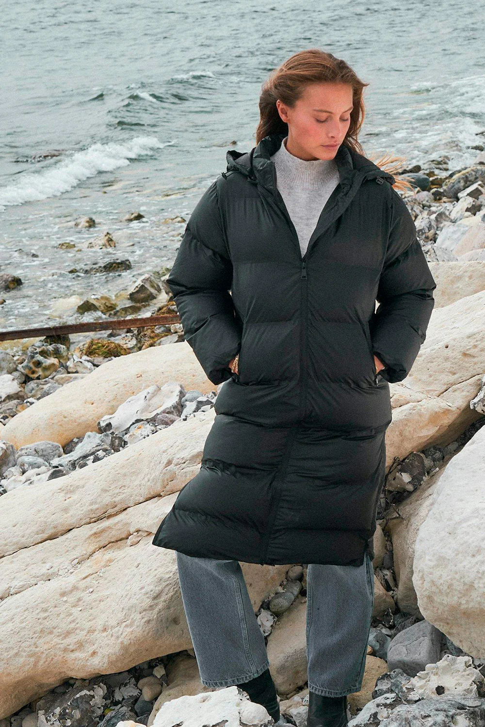 Viviana C Puffer Jacket | Black | Jakke fra Neo Noir - Image 8