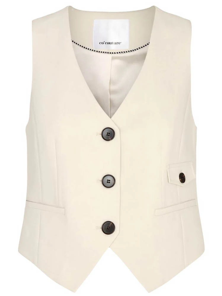 Vola Tailor Vest | Bone | Vest fra Co'couture