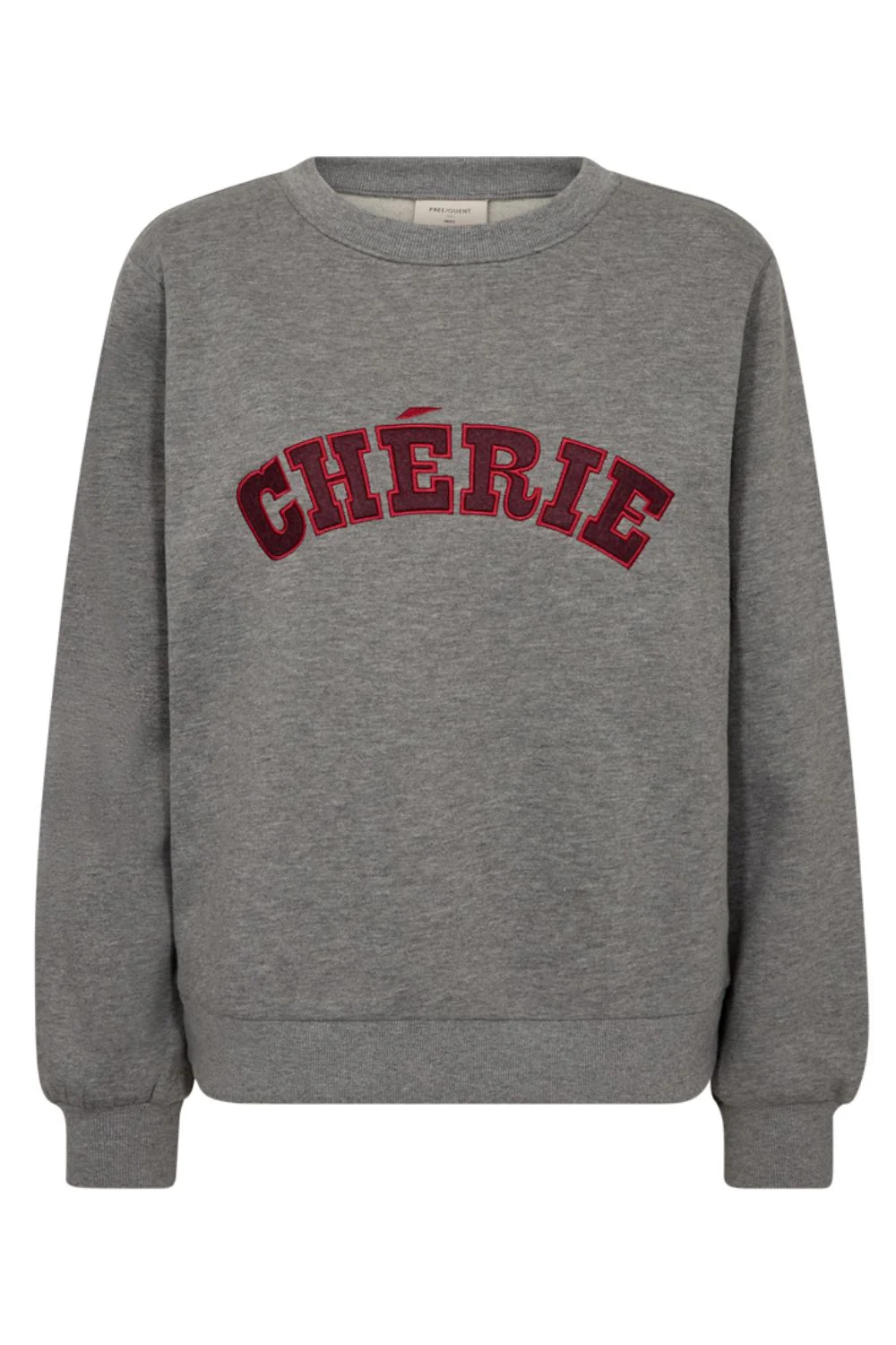 Wana Pullover 206692 | Med. Grey Mel. W. Port Royale | Strik fra Freequent