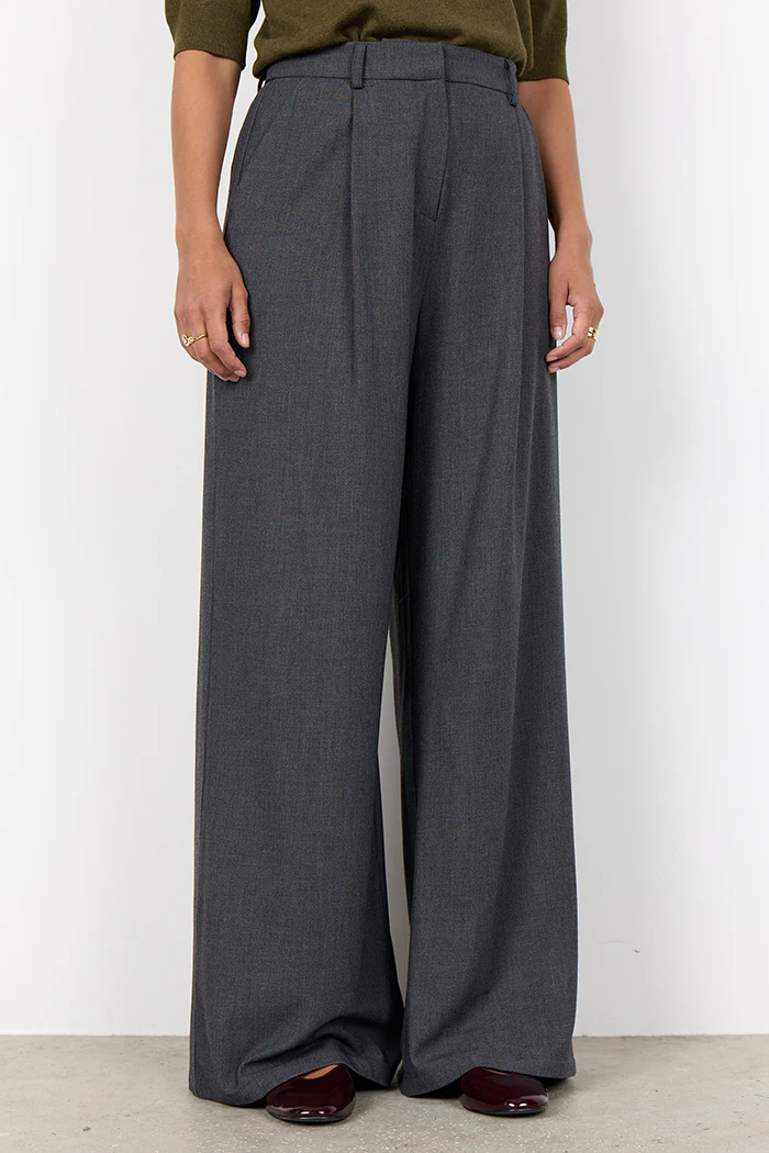 Willa Pants | Brun Melange | Bukser fra French Laundry