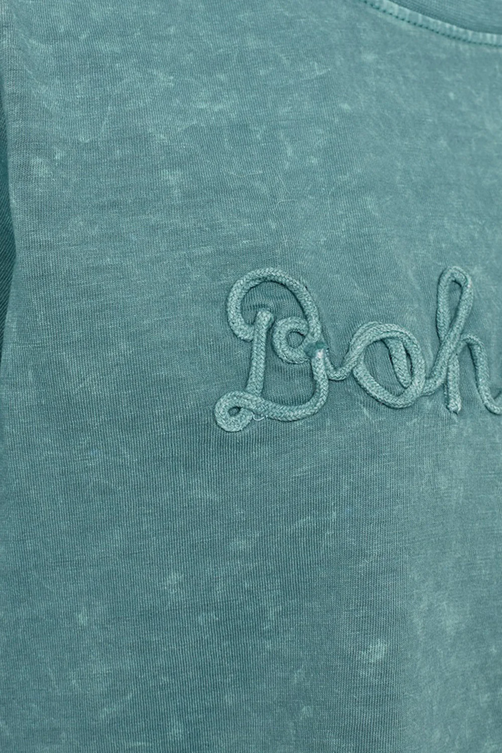 Wille Tee 204383 | Dusty Turquoise | T-Shirt fra Freequent - Image 2
