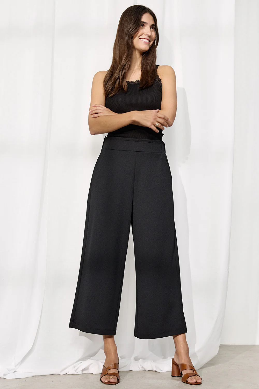 Windsor Silk Top | Sort | Top fra Statebird - Image 11