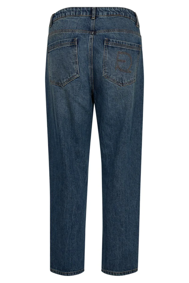 Winni Jeans 203851 | Medium Dirty Washed Denim | Jeans fra Freequent - Image 4