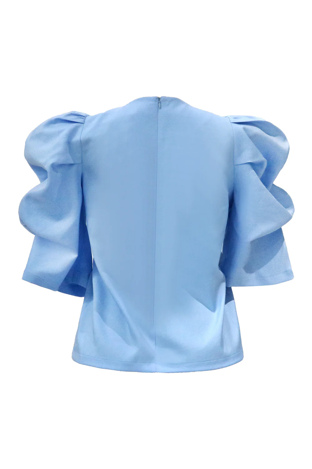 Winnie V Blouse | Baby Blue | Bluse fra Liberté - Image 4
