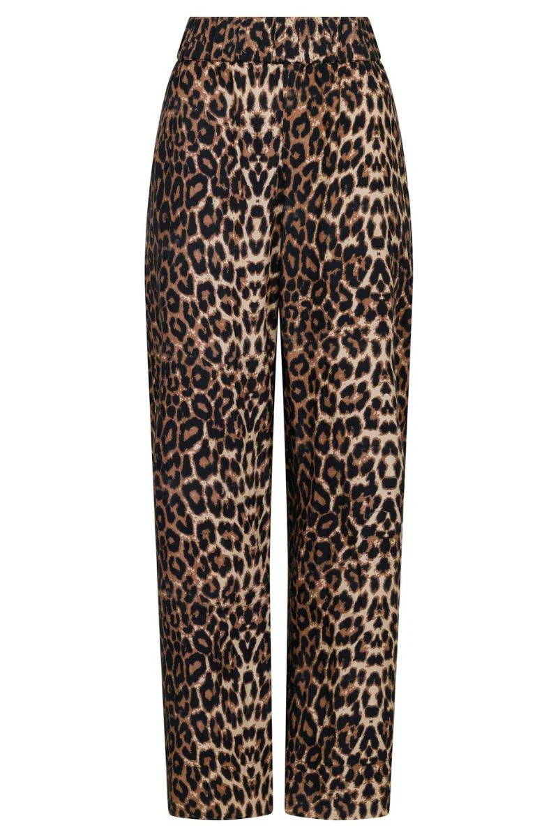 Yana Leo Long Pants 162924 | Leopard | Bukser fra Neo Noir - Image 2
