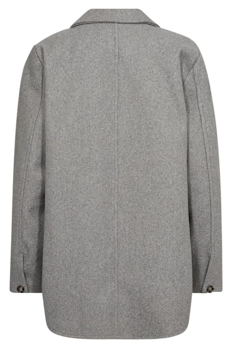 Yanna Jacket 204442 | Medium Grey mlg. | Jakke fra Freequent - Image 2