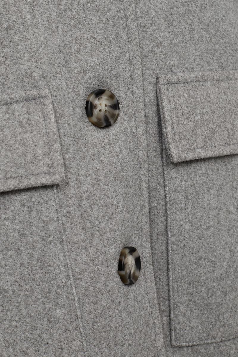 Yanna Jacket 204442 | Medium Grey mlg. | Jakke fra Freequent - Image 3