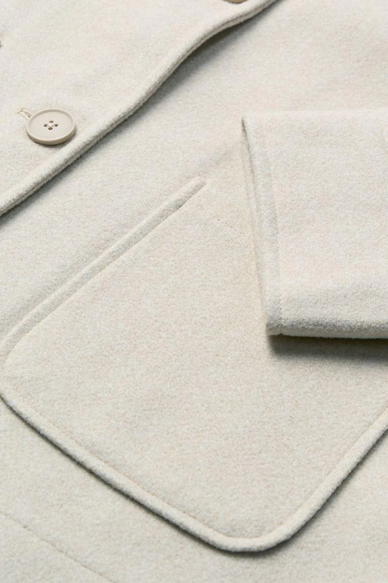 Yanna Jacket 207534 | Moonbeam Melange | Jakke fra Freequent - Image 4
