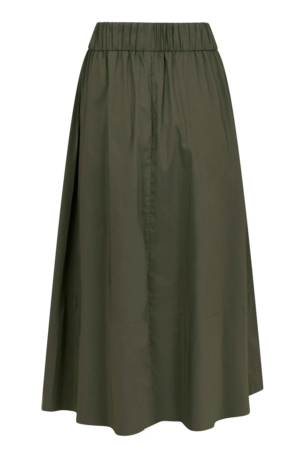 Yara Poplin Skirt | Army | Nederdel fra Neo Noir - Image 4