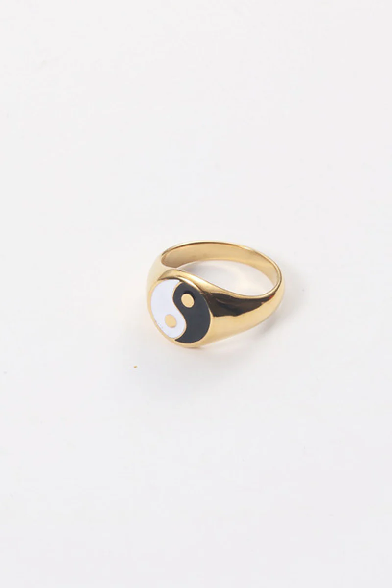 Yin Yang Ring | Black & White | Ring fra Birdsong - Image 6