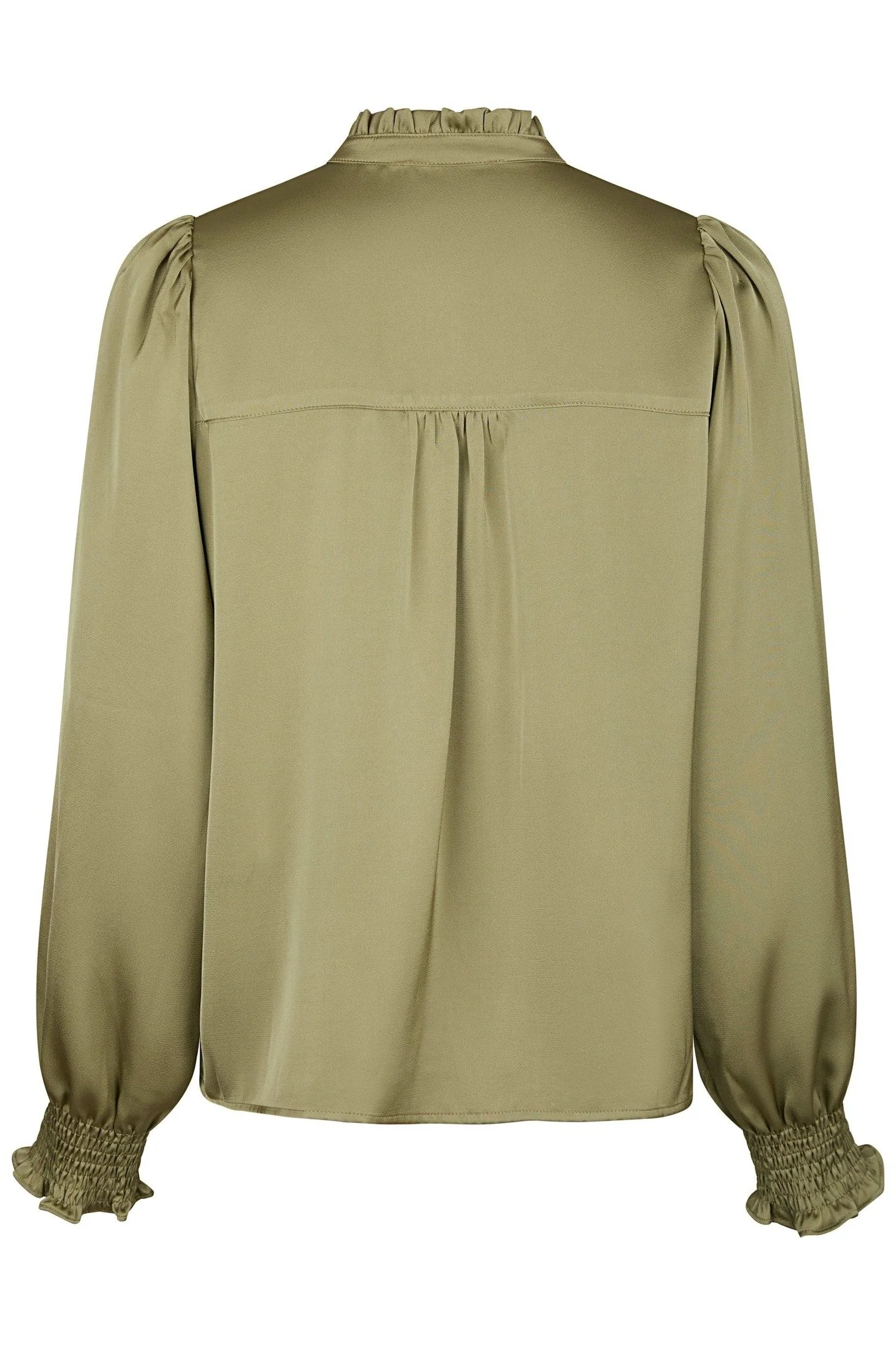 Zamola Blouse | Dusty Army | Bluse fra Neo Noir - Image 8