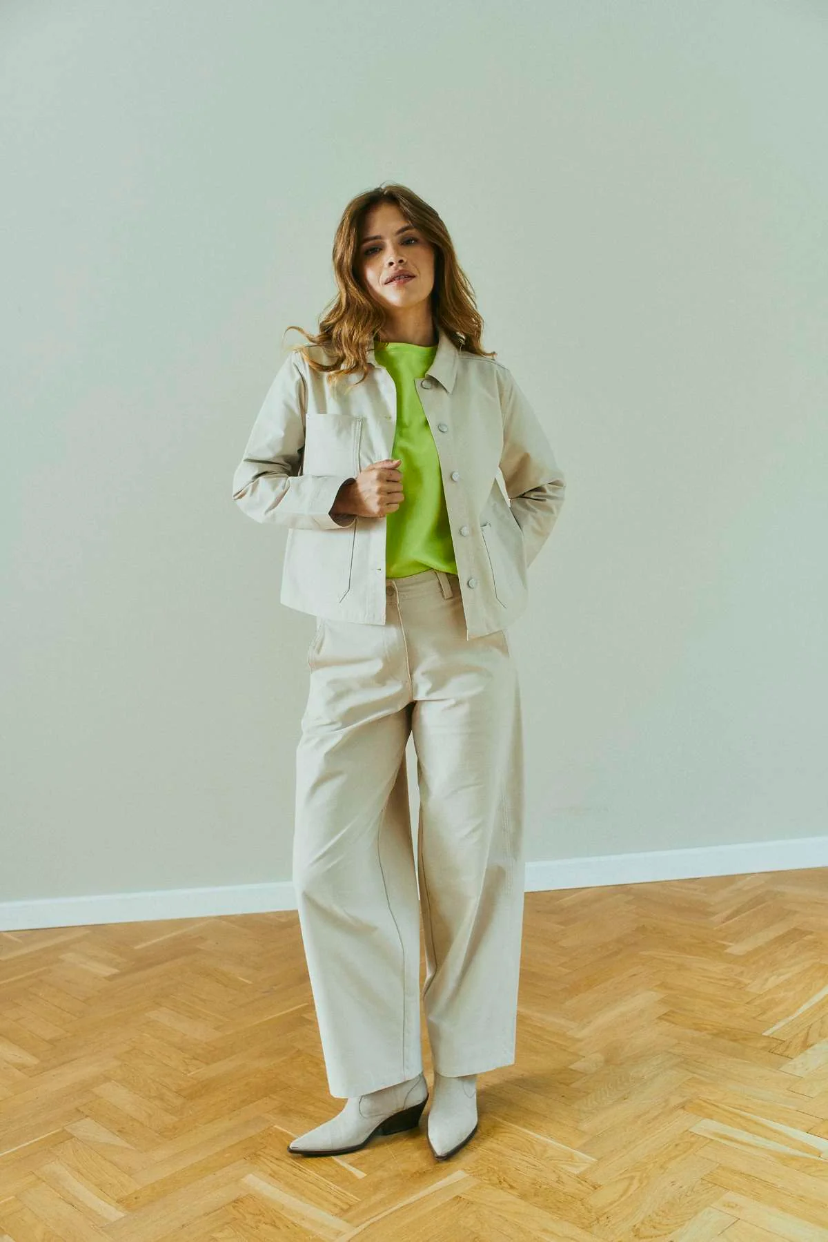 Zandra Jacket 207703 | Moonbeam | Jakke fra Freequent - Image 11