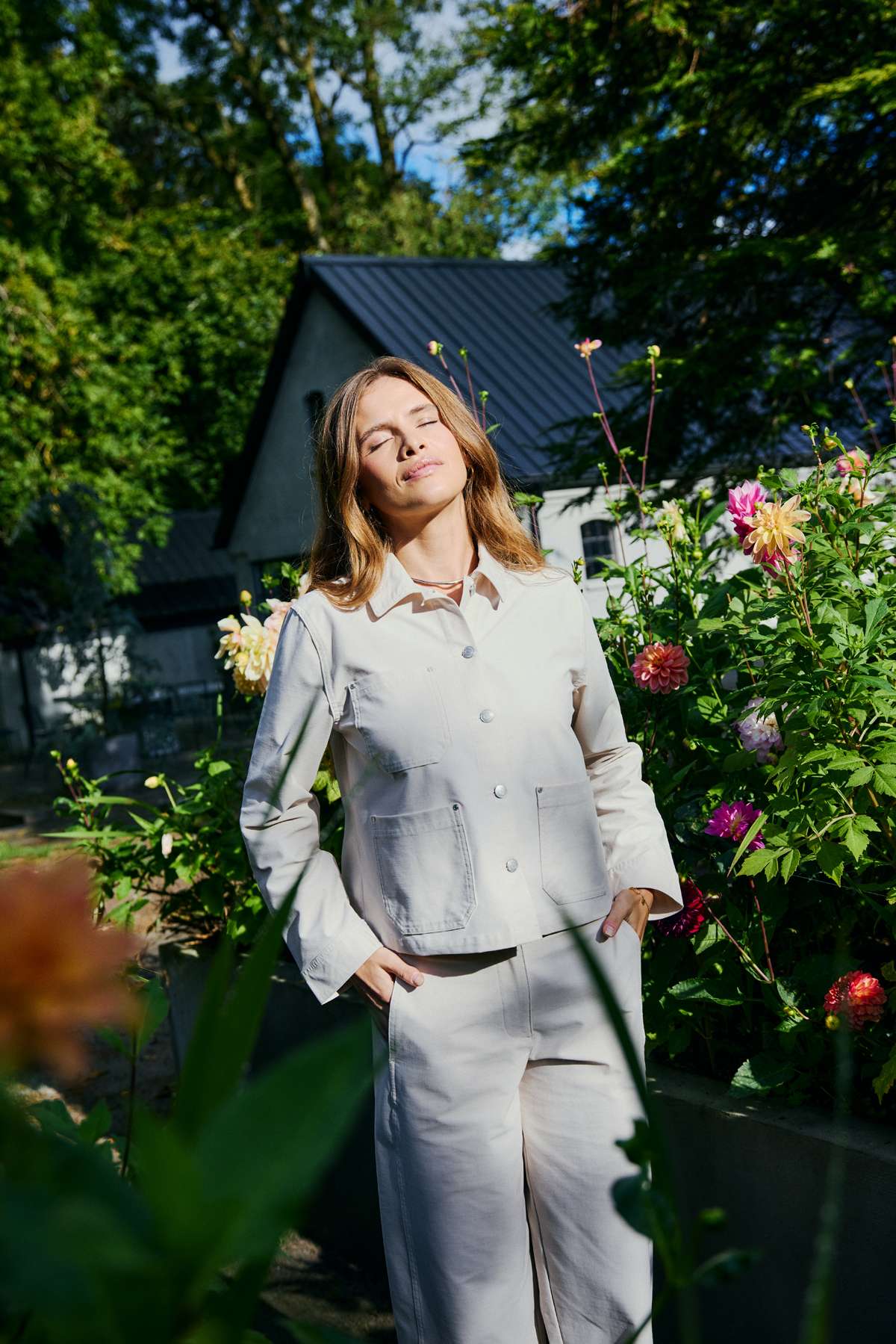 Zandra Jacket 207703 | Moonbeam | Jakke fra Freequent - Image 3