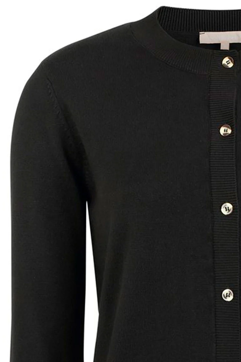 SRMarla New O-Neck Cardigan | Sort | Cardigan fra Soft Rebels - Image 2