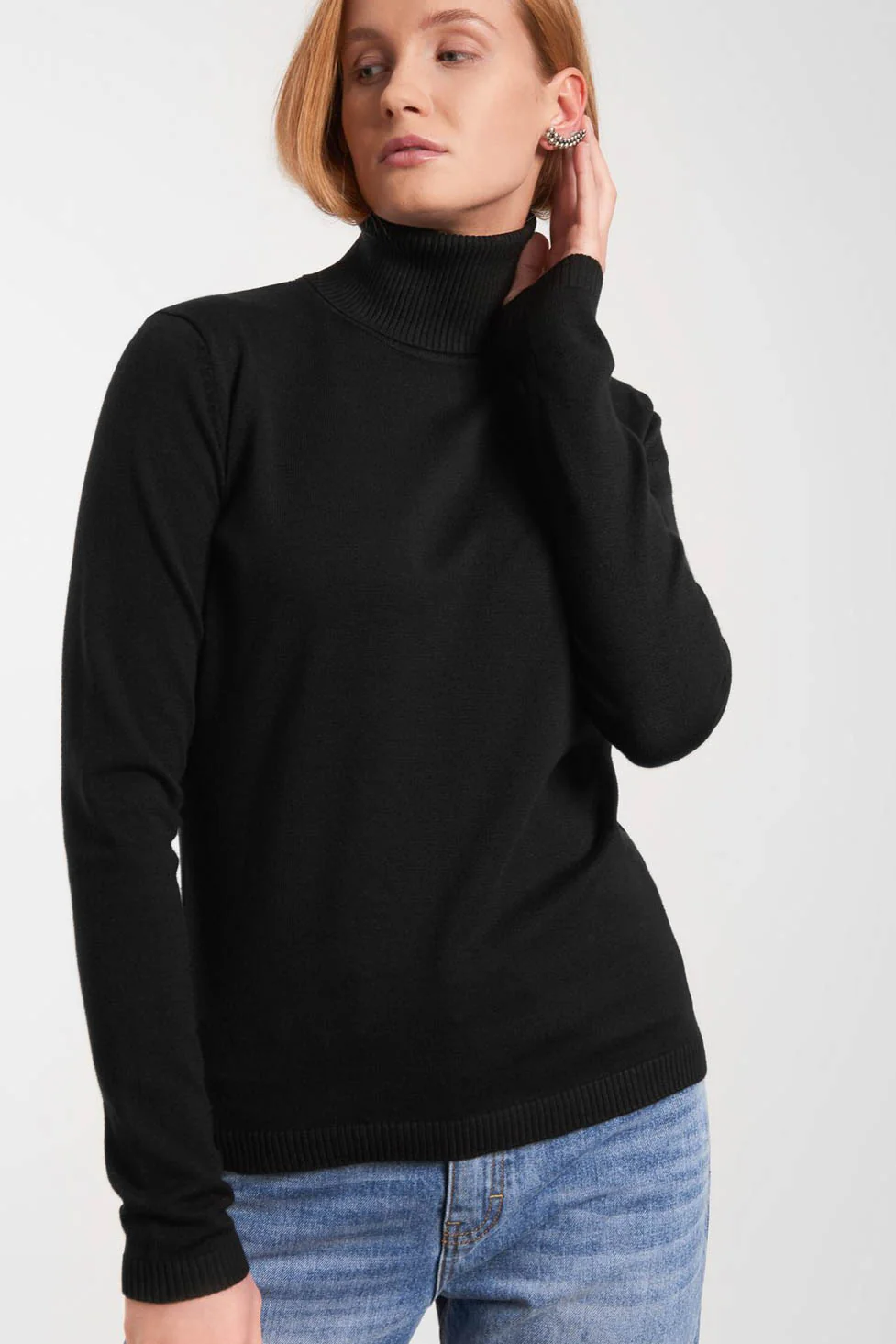 SRMarla Rollneck | Sort | Rullekrave strik fra Soft Rebels - Image 2