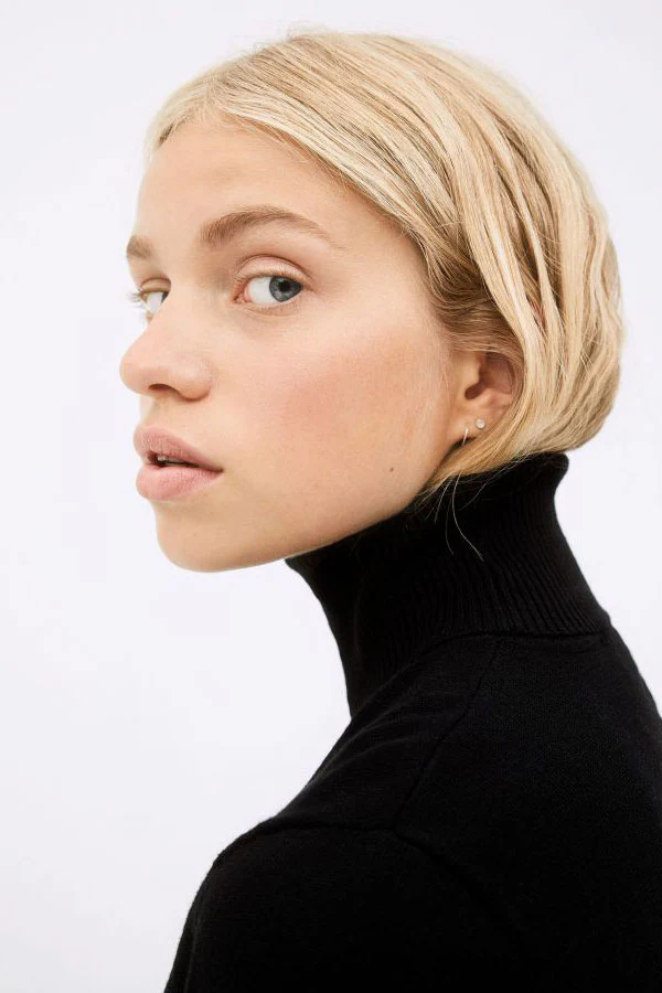 SRMarla Rollneck | Sort | Rullekrave strik fra Soft Rebels - Image 3