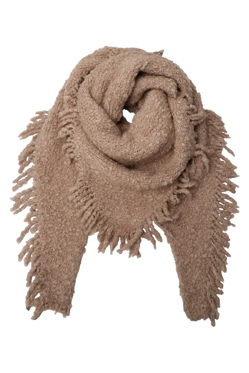 Zinnia Winter Scarf | Latte | Tørklæde fra Black Colour - Image 2