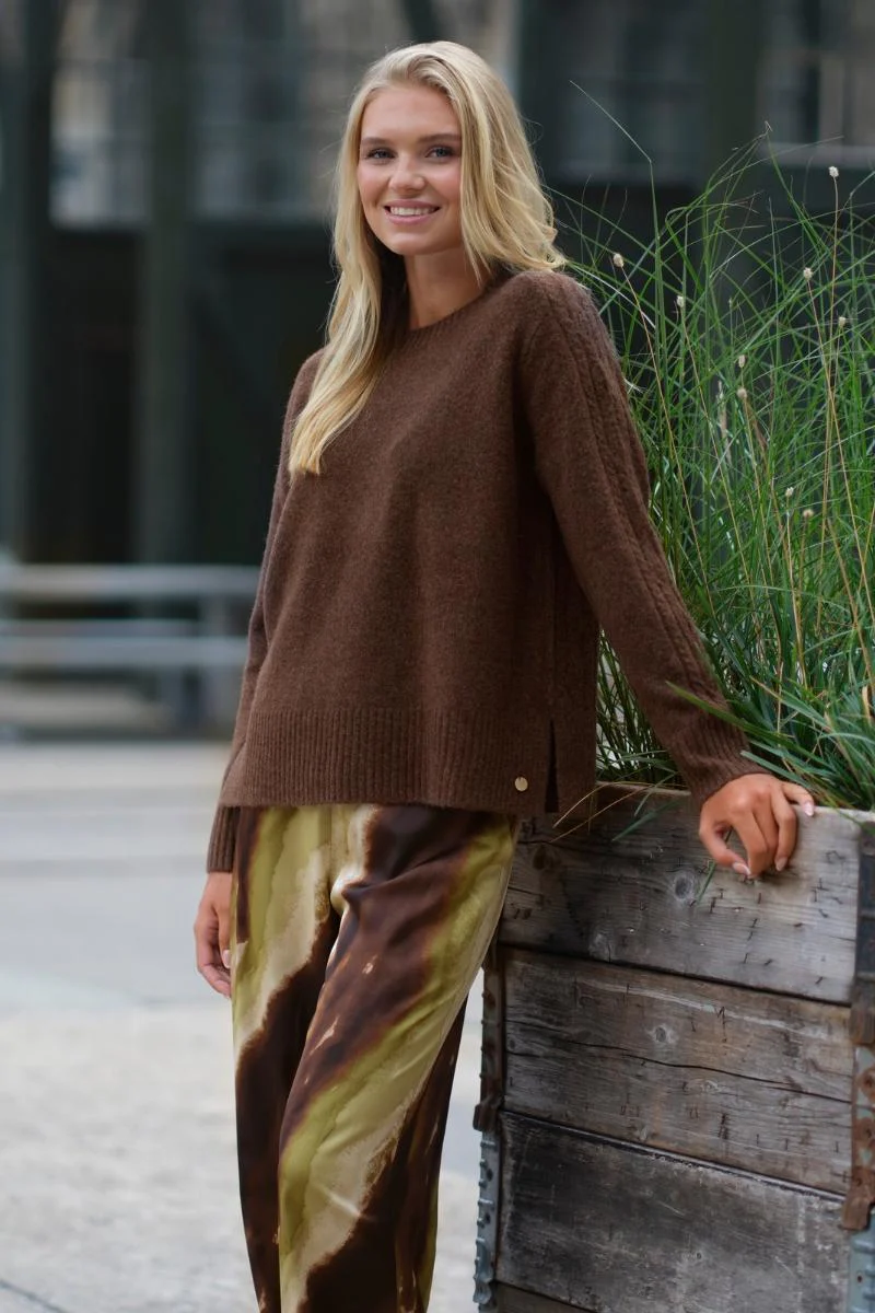 Zoe Knit 2852 | Chocolate Brown | Strik fra Prepair - Image 3